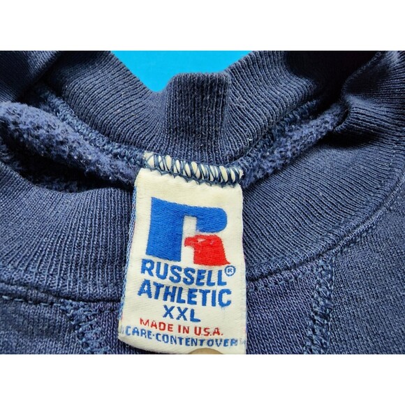 Vintage 90s Russell Athletic Sweatshirt Irish Shamrock Size XXL 2XL - Picture 4 of 8